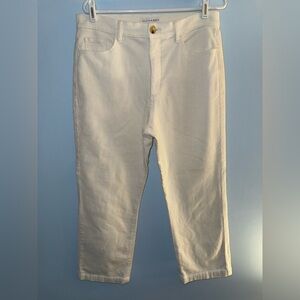 White women’s Loft pants